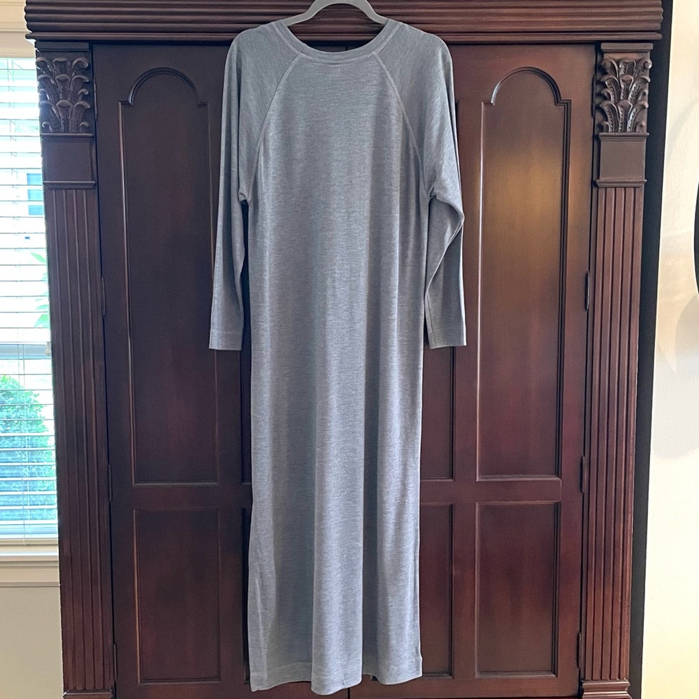 🆕 Calida Nightdress Nightgown Womens Grey Soft Night Shirt Sporty Athletic Small - Picture 12 of 16